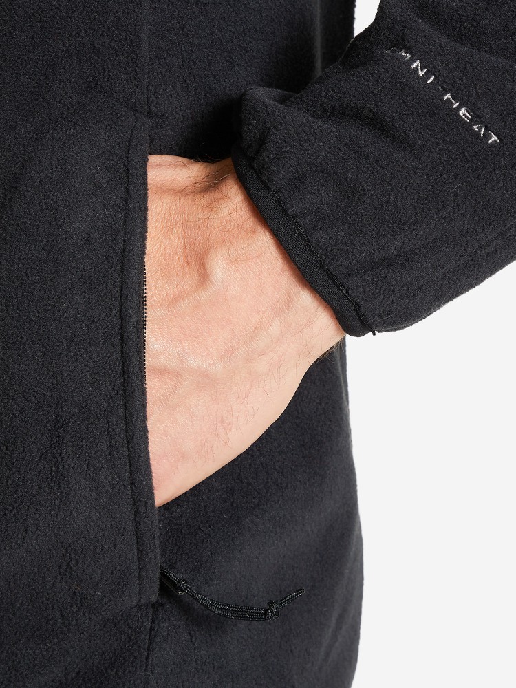 1861601-010 Джемпер чоловічий Basin Butte™ Fleece Full Zip чорний - фото