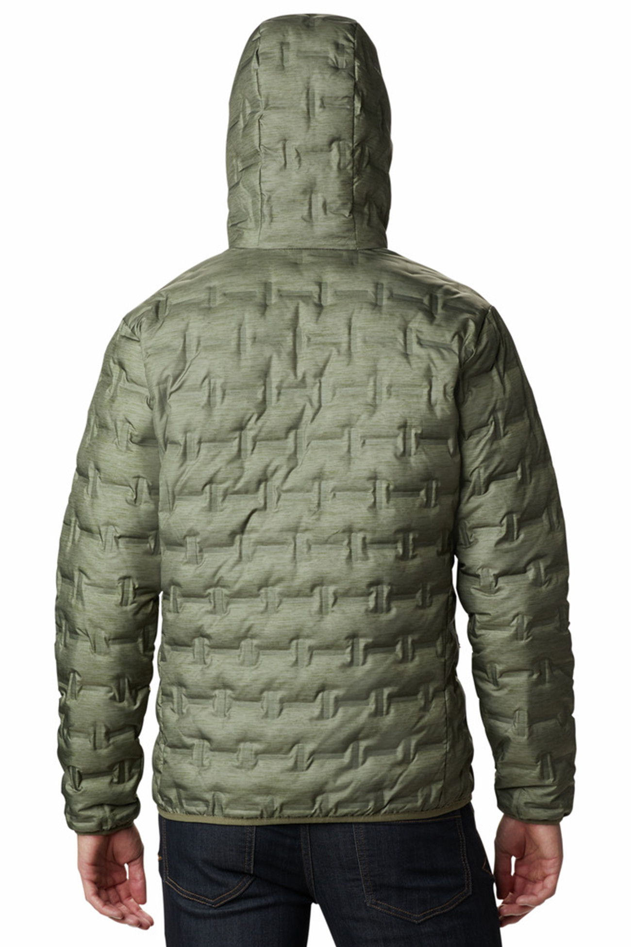 1875892-397 Куртка пухова чоловіча Delta Ridge™ Down Hooded Jacket зелений - фото