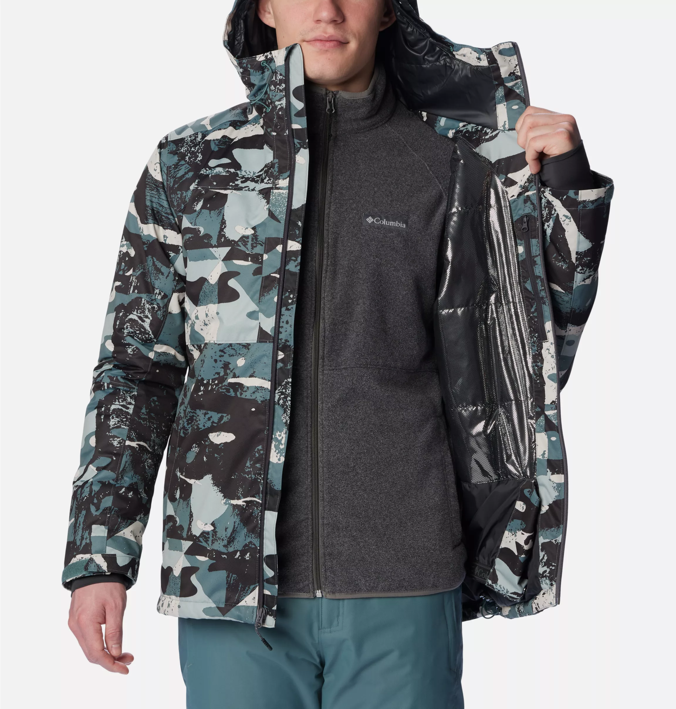 2011251-348 Куртка чоловіча гірськолижна Timberturner™ II Jacket камуфляж - фото