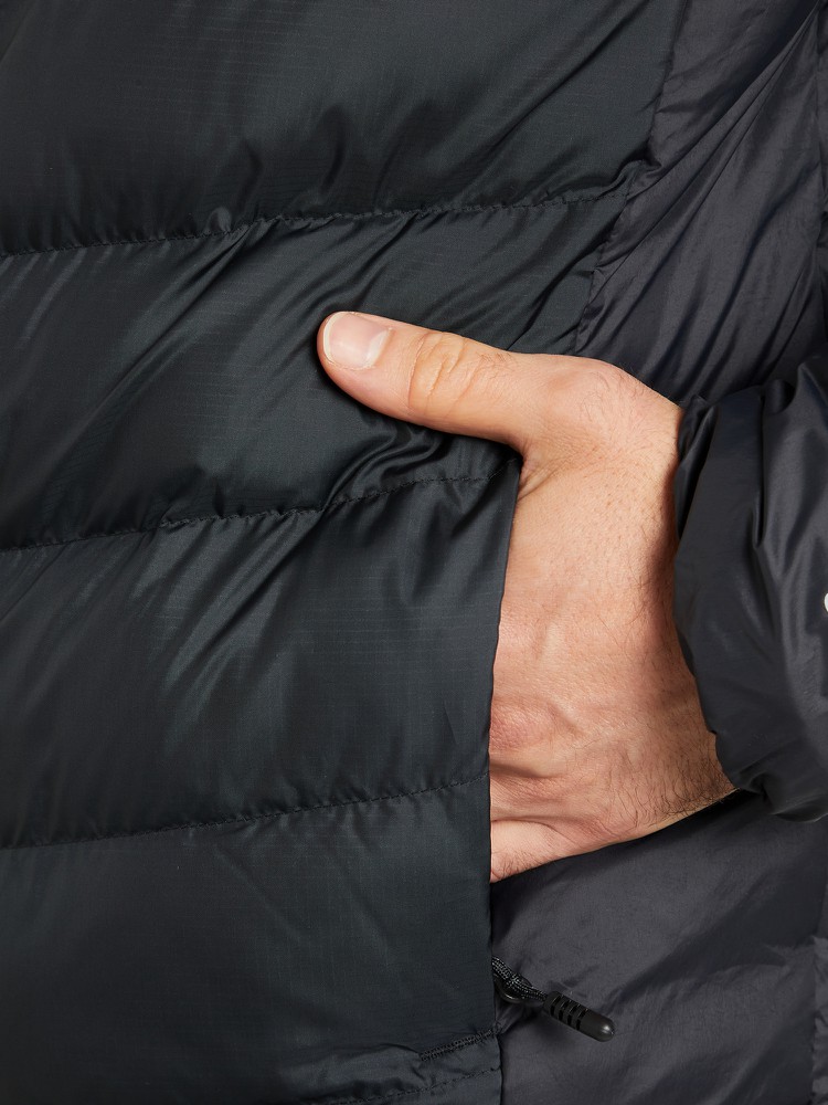 1957341-010 Куртка утеплена штучним пухом чоловіча Labyrinth Loop™ Hooded Jacket чорний - фото