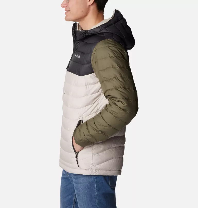 1693931-278 Куртка утеплення штучним пухом чоловічий Powder Lite™ Hooded Jacket бежевий - фото