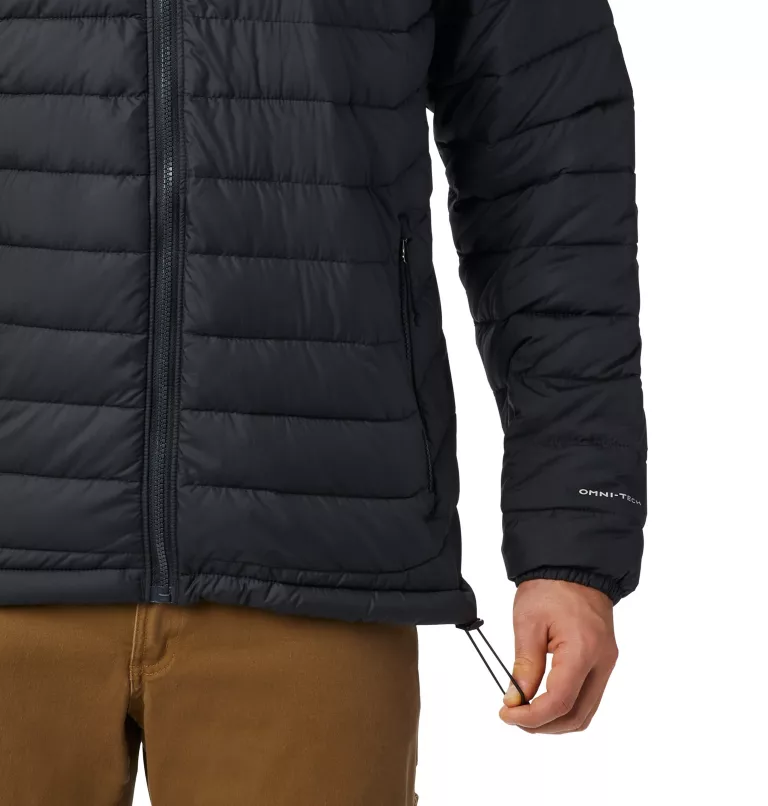 1698001-012 Куртка утеплена штучним пухом чоловіча Powder Lite™ Jacket чорний - фото