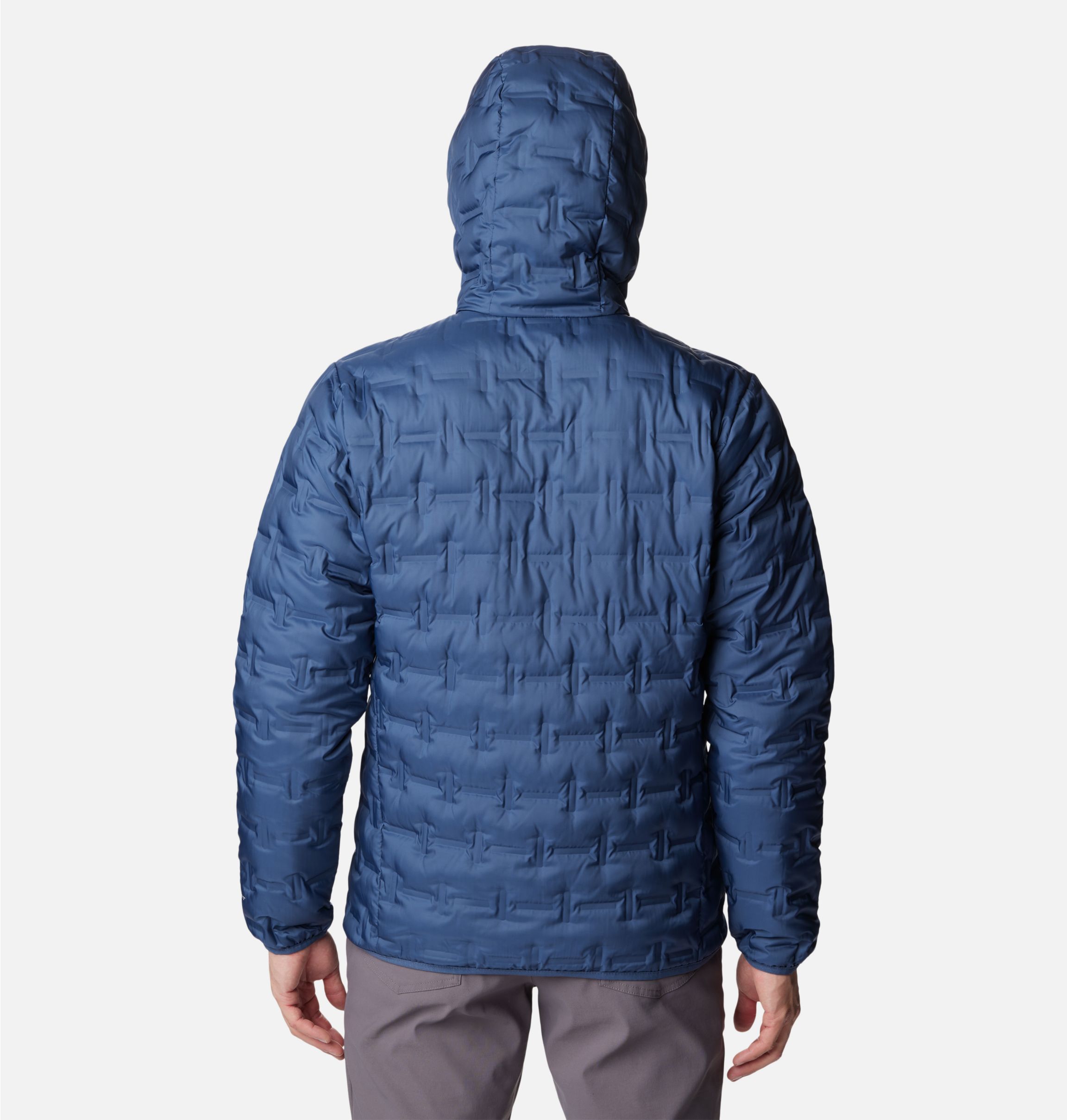 1875892-479 Куртка пухова чоловіча Delta Ridge™ Down Hooded Jacket синій - фото