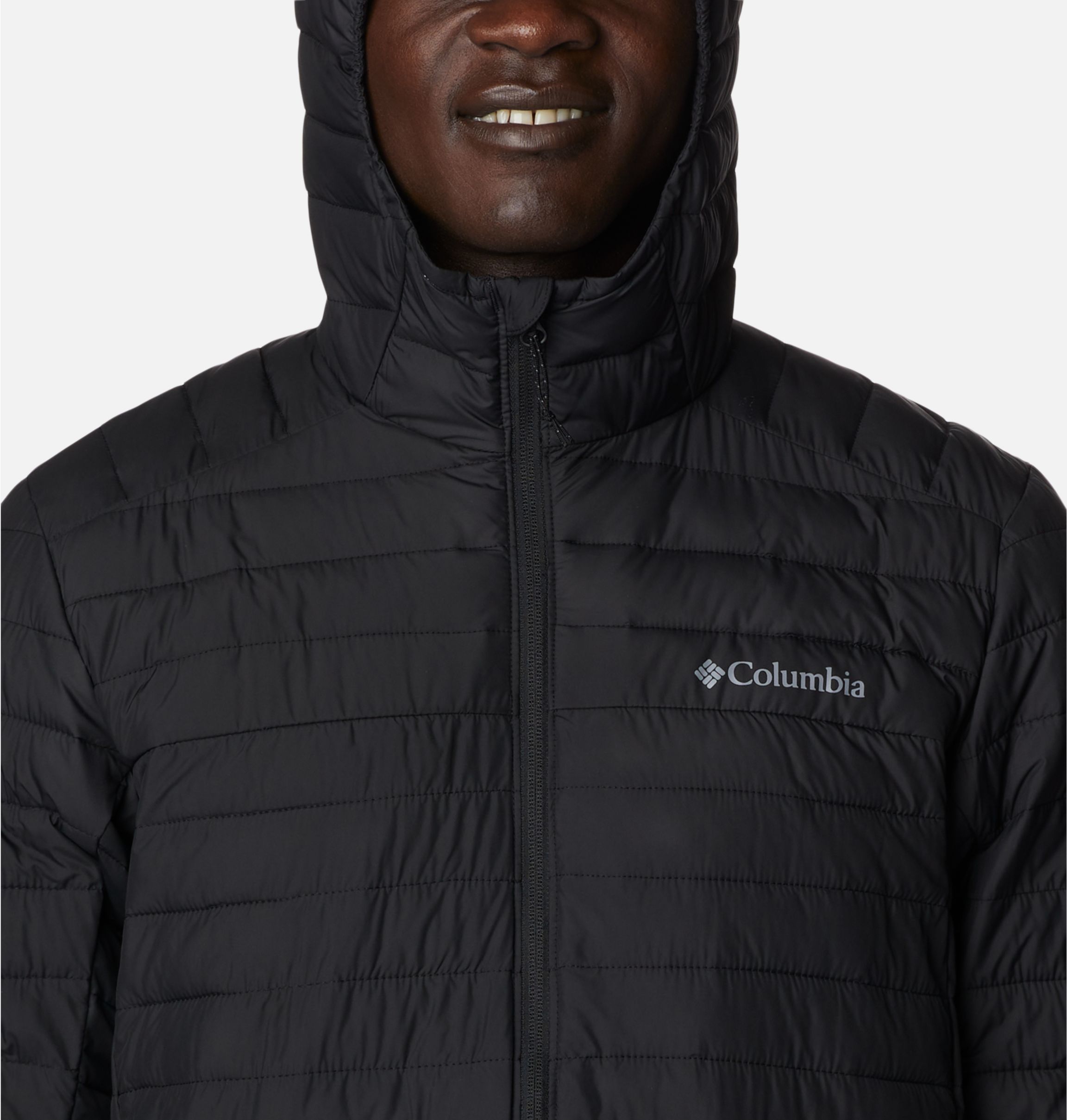 2034501-010 Куртка утеплення штучним пухом чоловіча Silver Falls™ Hooded Jacket чорний - фото