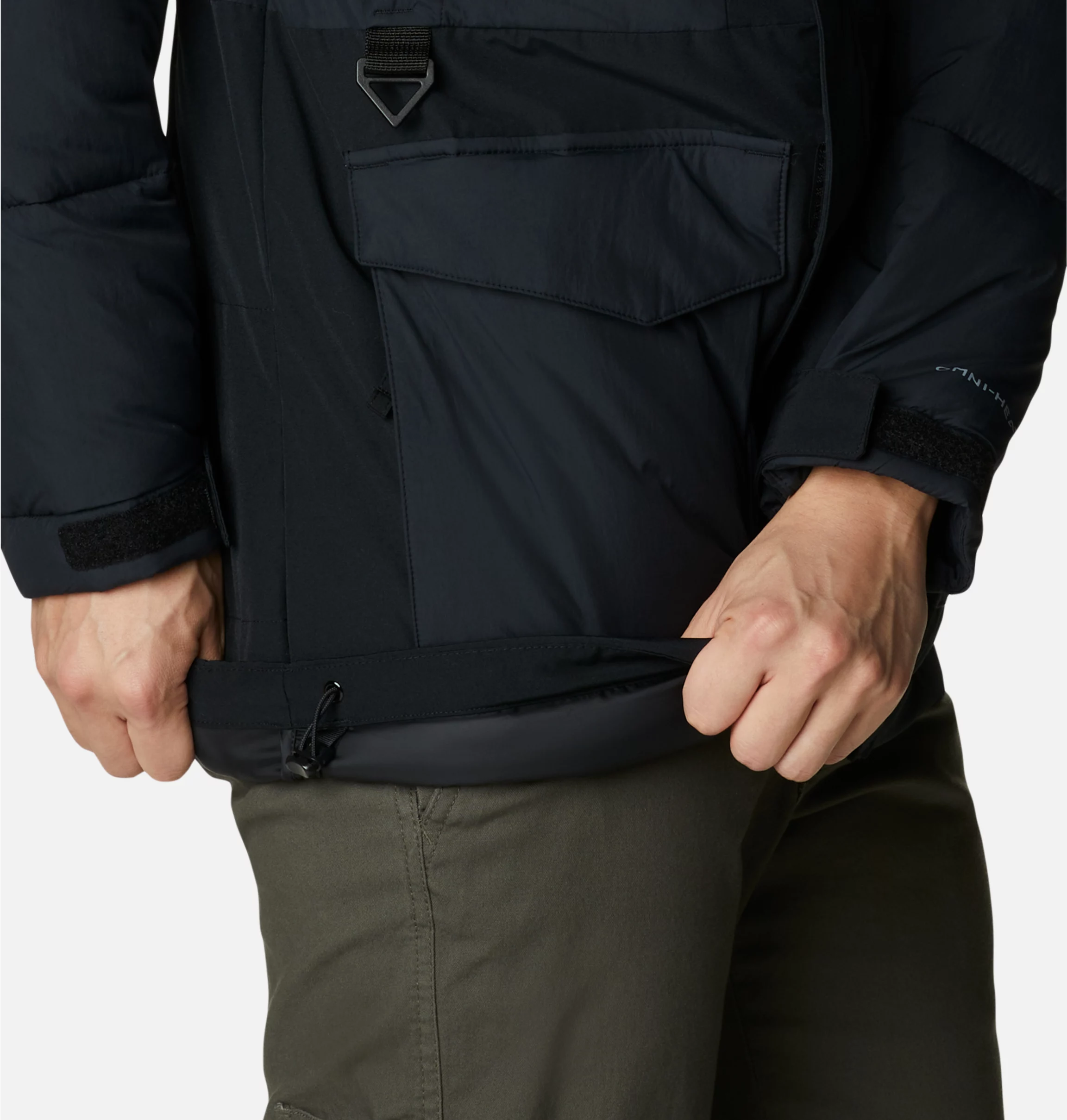 1957491-010 Куртка утеплена штучним пухом чоловіча Marquam Peak Fusion™ Parka чорний - фото