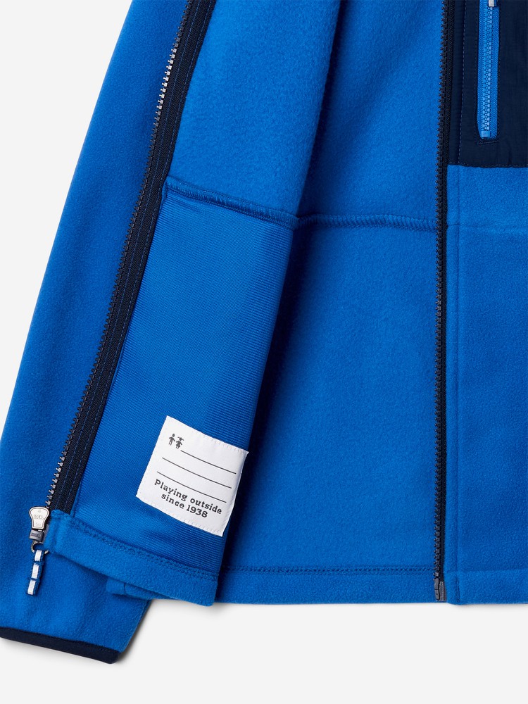 1887851-432 Джемпер флісовий для хлопчиків Fast Trek™ III Fleece Full Zip синій - фото
