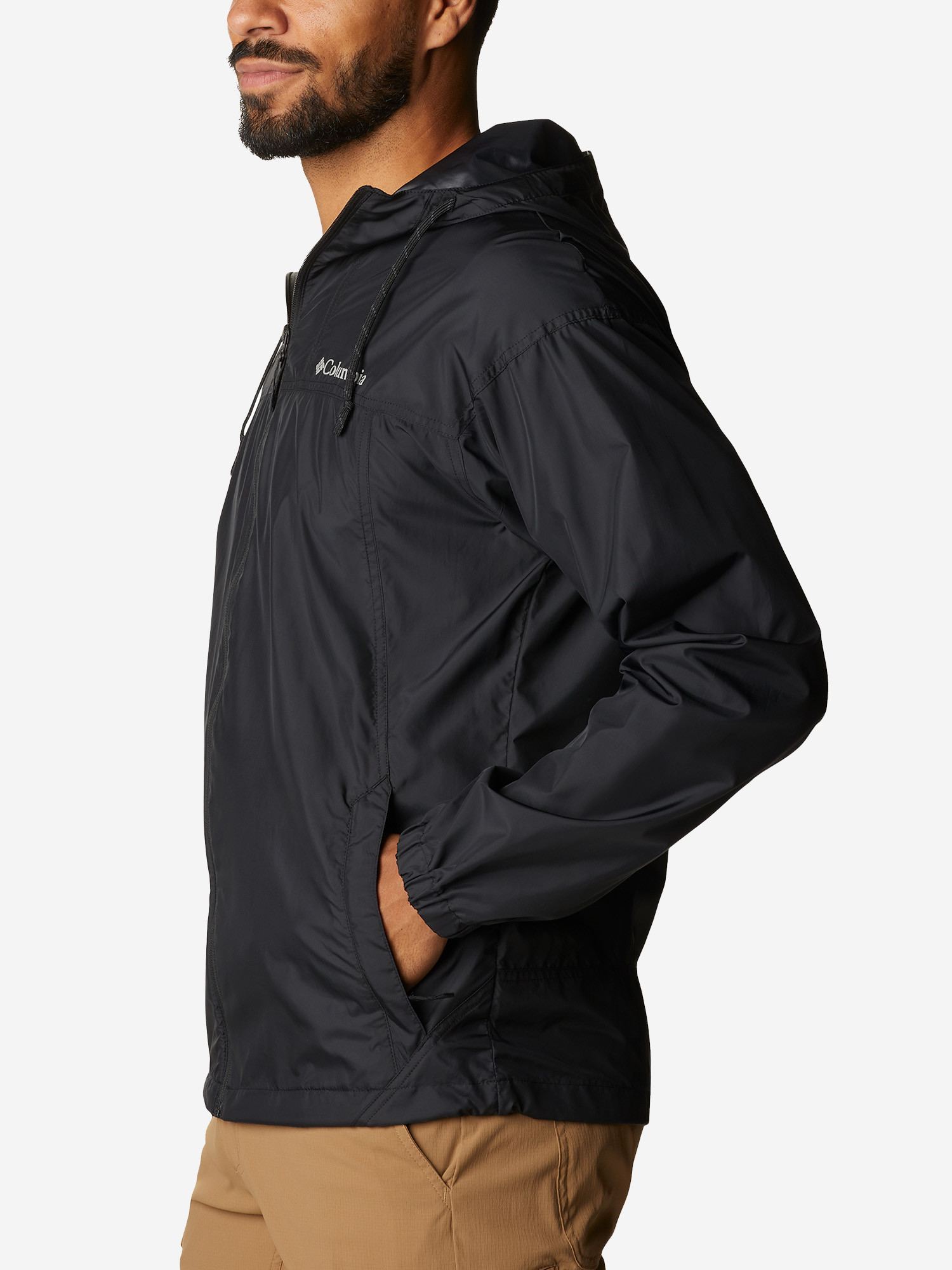 1988731-010 Куртка вітрозахисна чоловіча софт-шелл Flash Challenger™ Windbreaker чорний - фото
