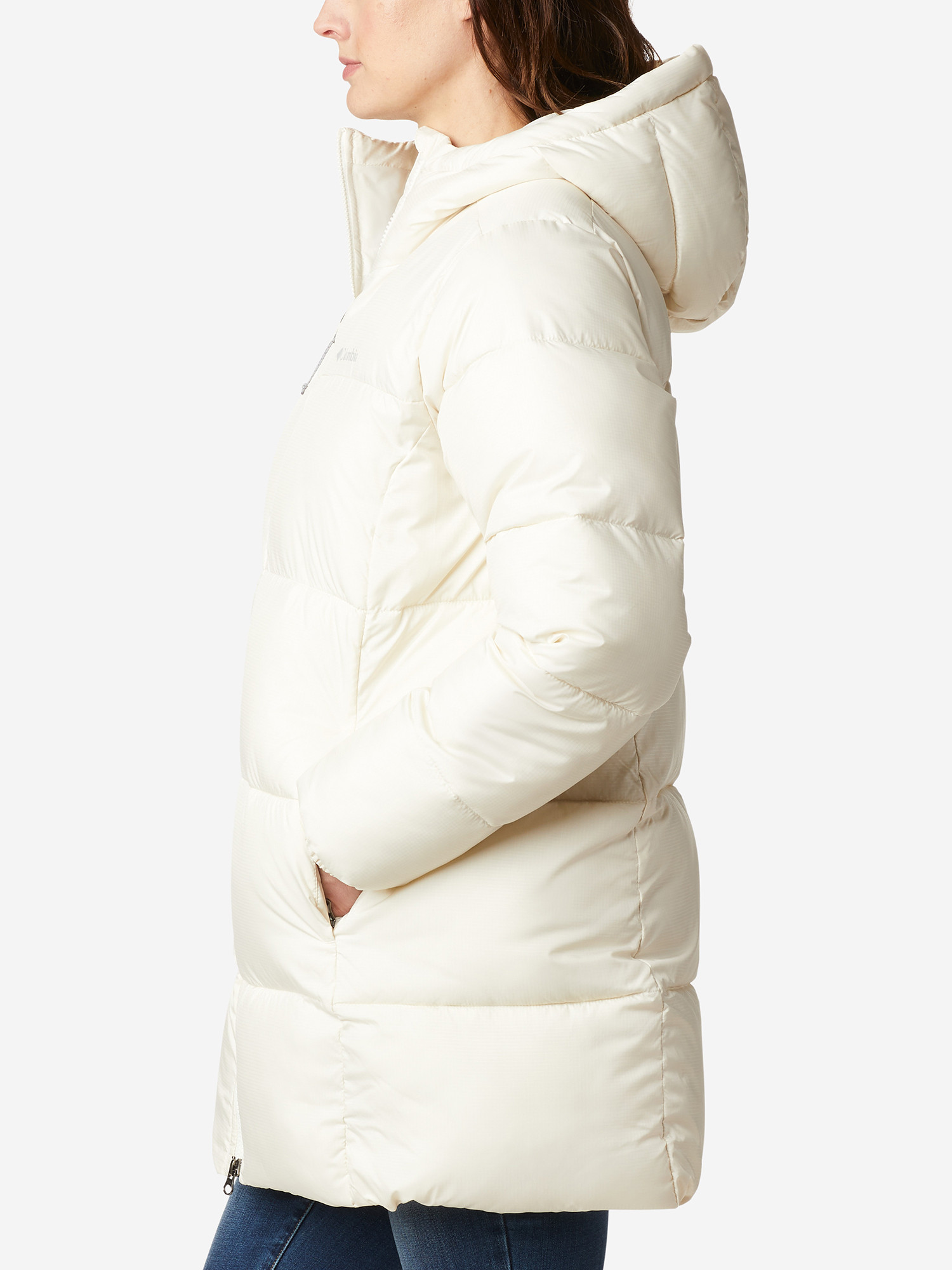 Куртка утеплення штучним пухом Columbia Puffect™ Mid Hooded Jacket (1864791-191) - фото