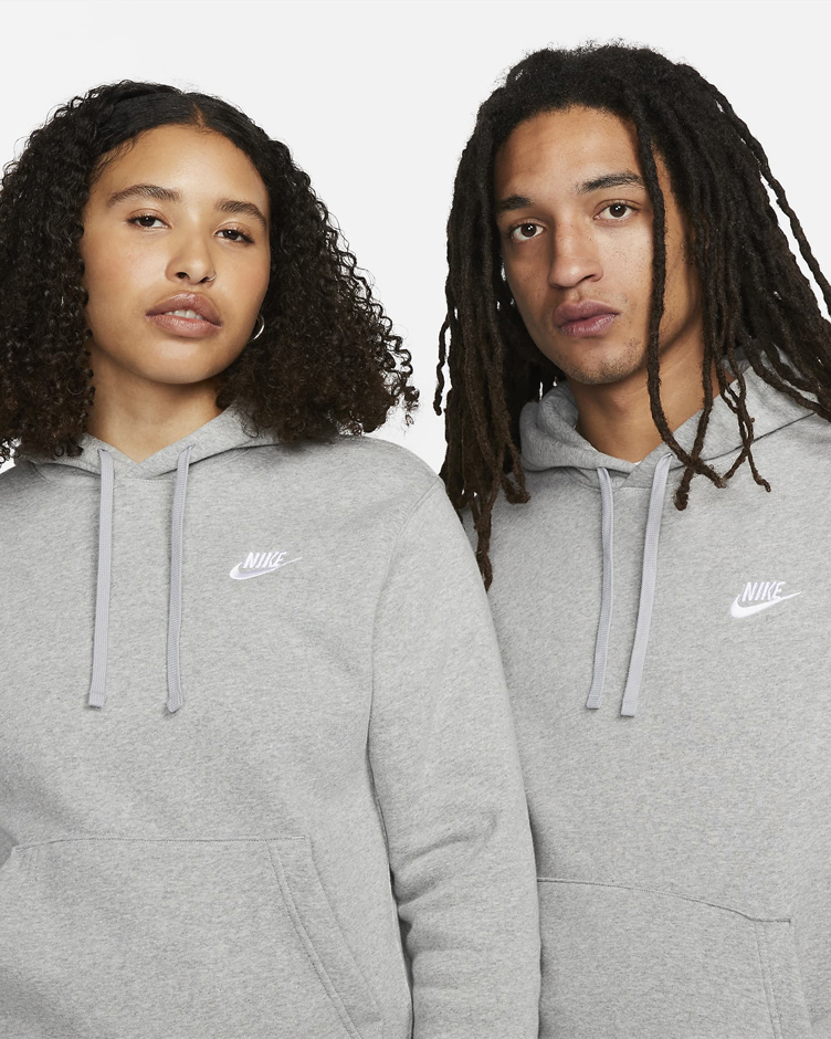 Толстовка NIKE M NSW CLUB HOODIE PO BB (BV2654063) - фото