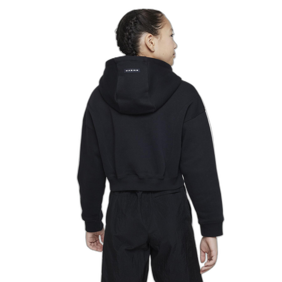 Толстовка Nike G Nsw Air Crop Hoodie (DX5008010) - фото