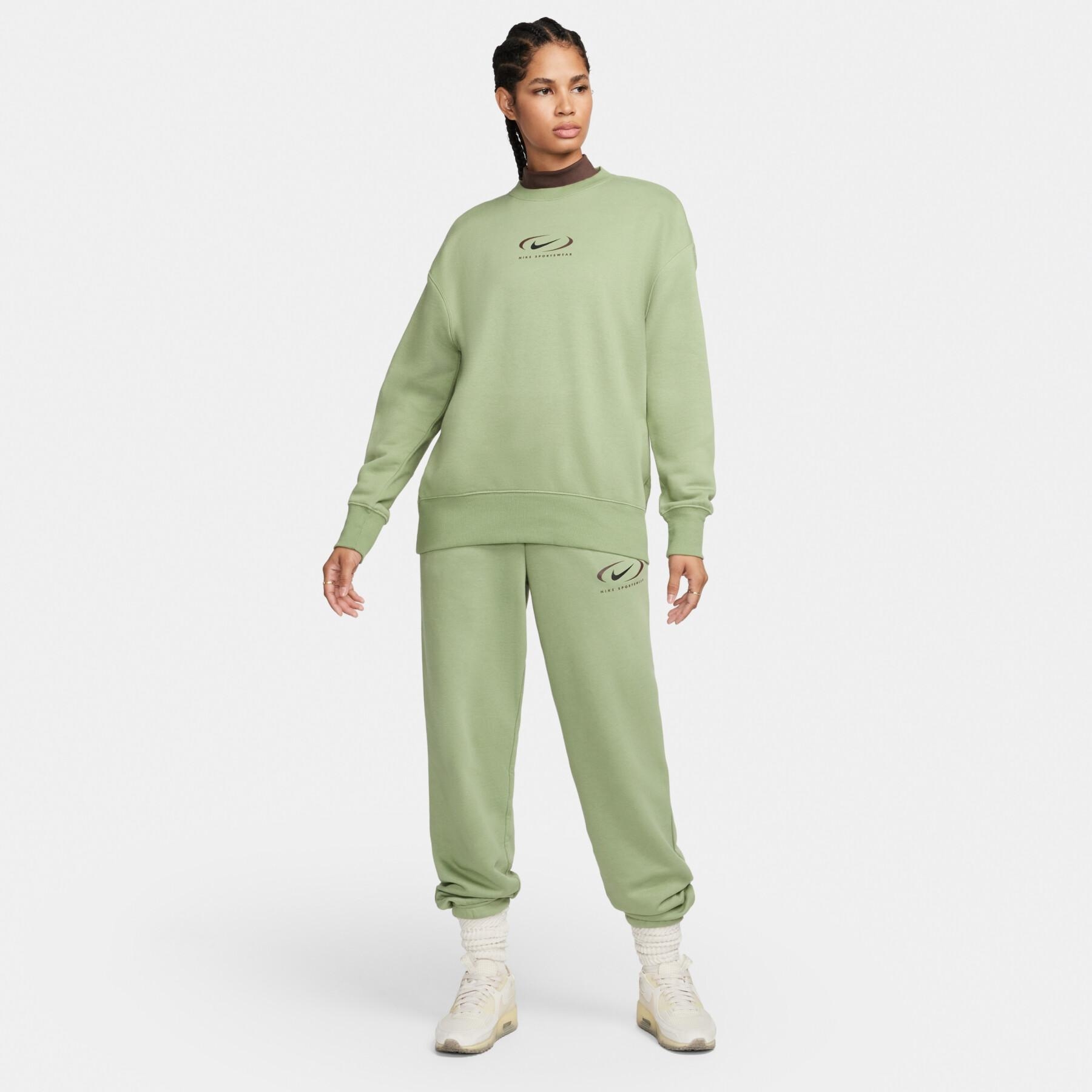 Штани Nike Phoenix Fleece Oversized High-Waisted Trousers (FN7716386) - фото