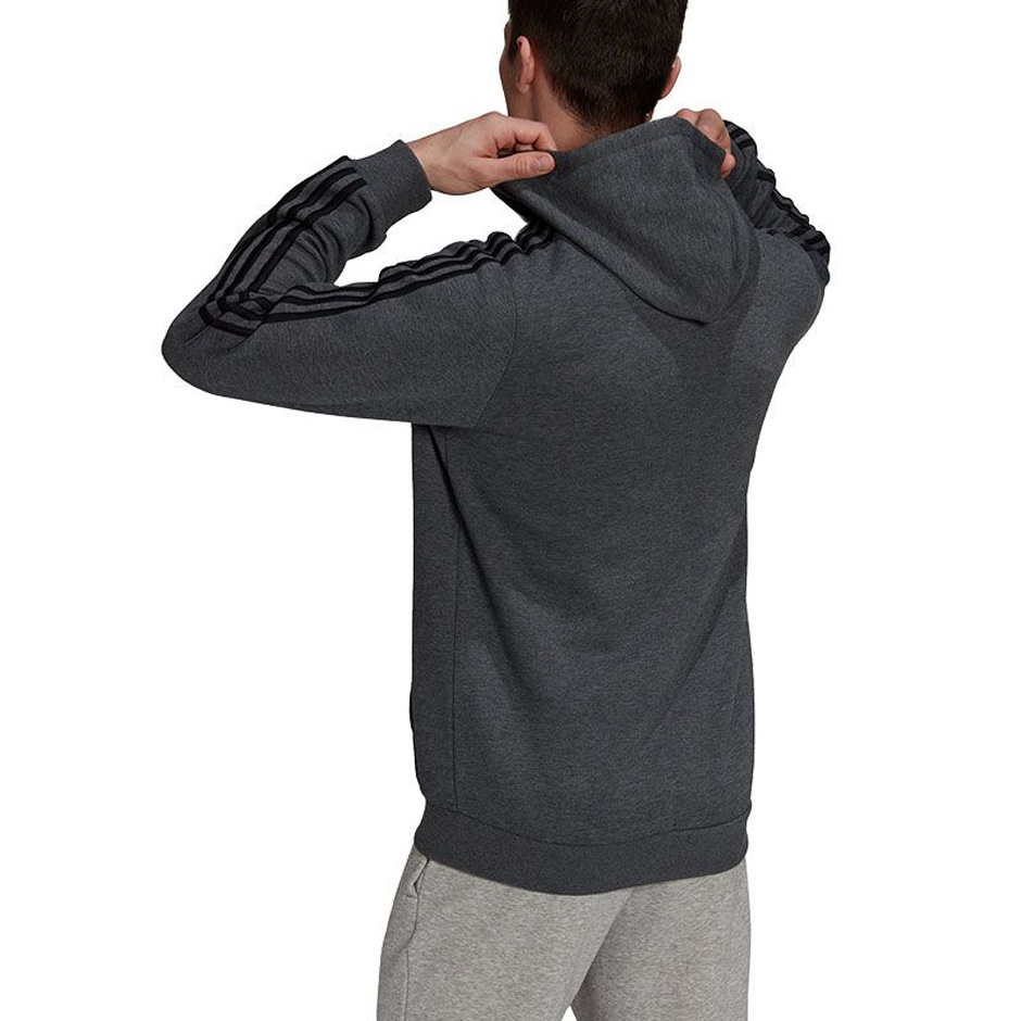 Толстовка ADIDAS Hoodie 3 Stripes Fleece (GK9082) - фото