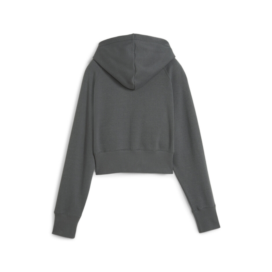 Толстовка Puma Classics+ Relaxed Cropped Hoodie (62427380) - фото