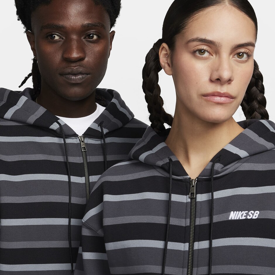 Толстовка U Nk Sb Flc Fz Stripes - фото