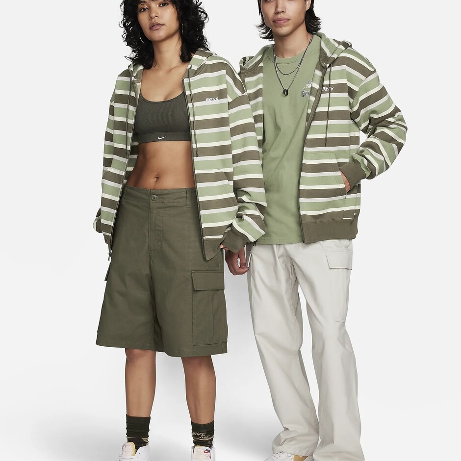 Толстовка U Nk Sb Flc Fz Stripes - фото