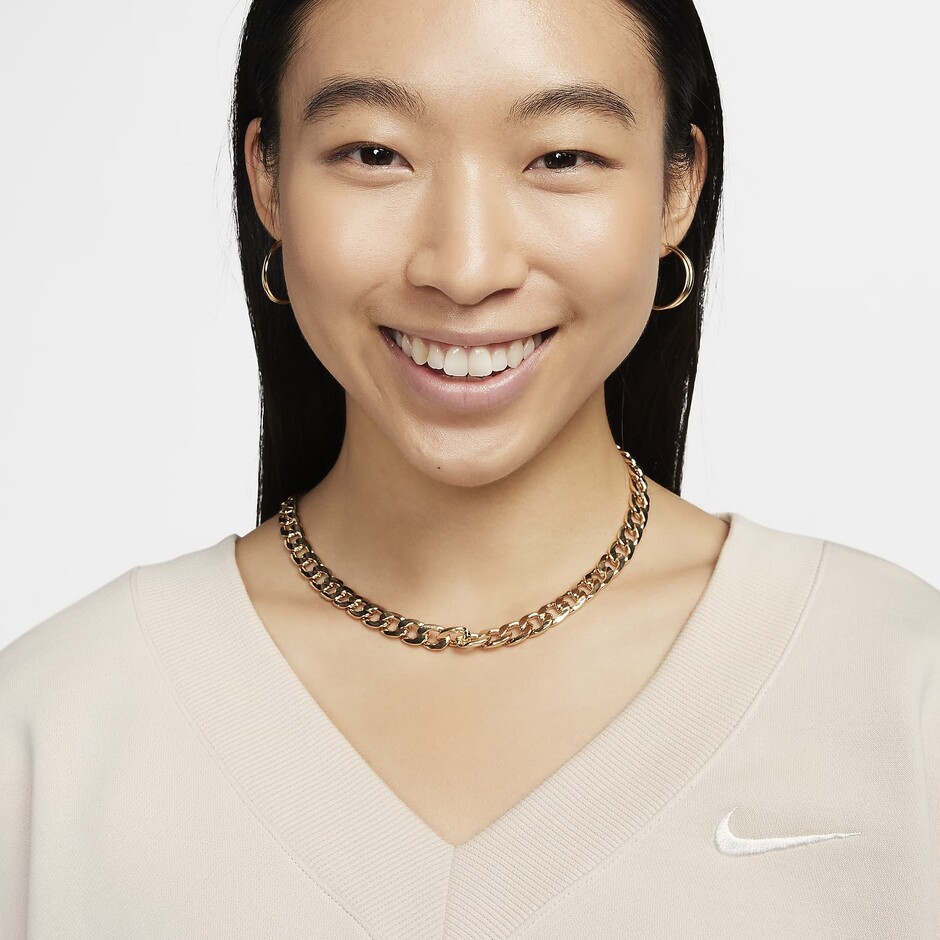 Толстовка Nike W Nsw Phnx Flc Crop Vneck (FN3651104) - фото