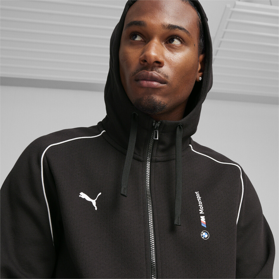 Толстовка Puma Bmw Mms Hooded Sweat Jacket (62414401) - фото