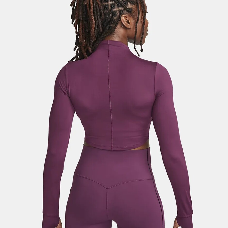 Топ W Nike One Luxe Df Ls Crop Ess (FB5276610) - фото