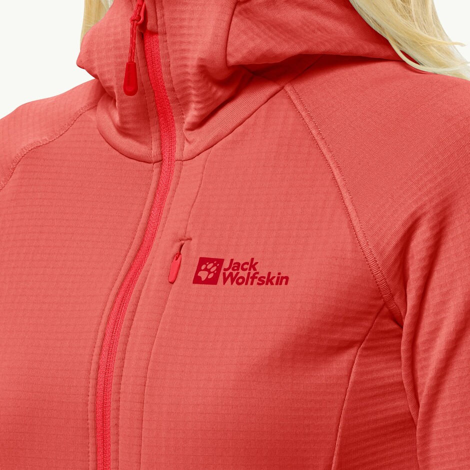 Толстовка Jack Wolfskin Kolbenberg Hooded Fz W (1711072_2720) - фото