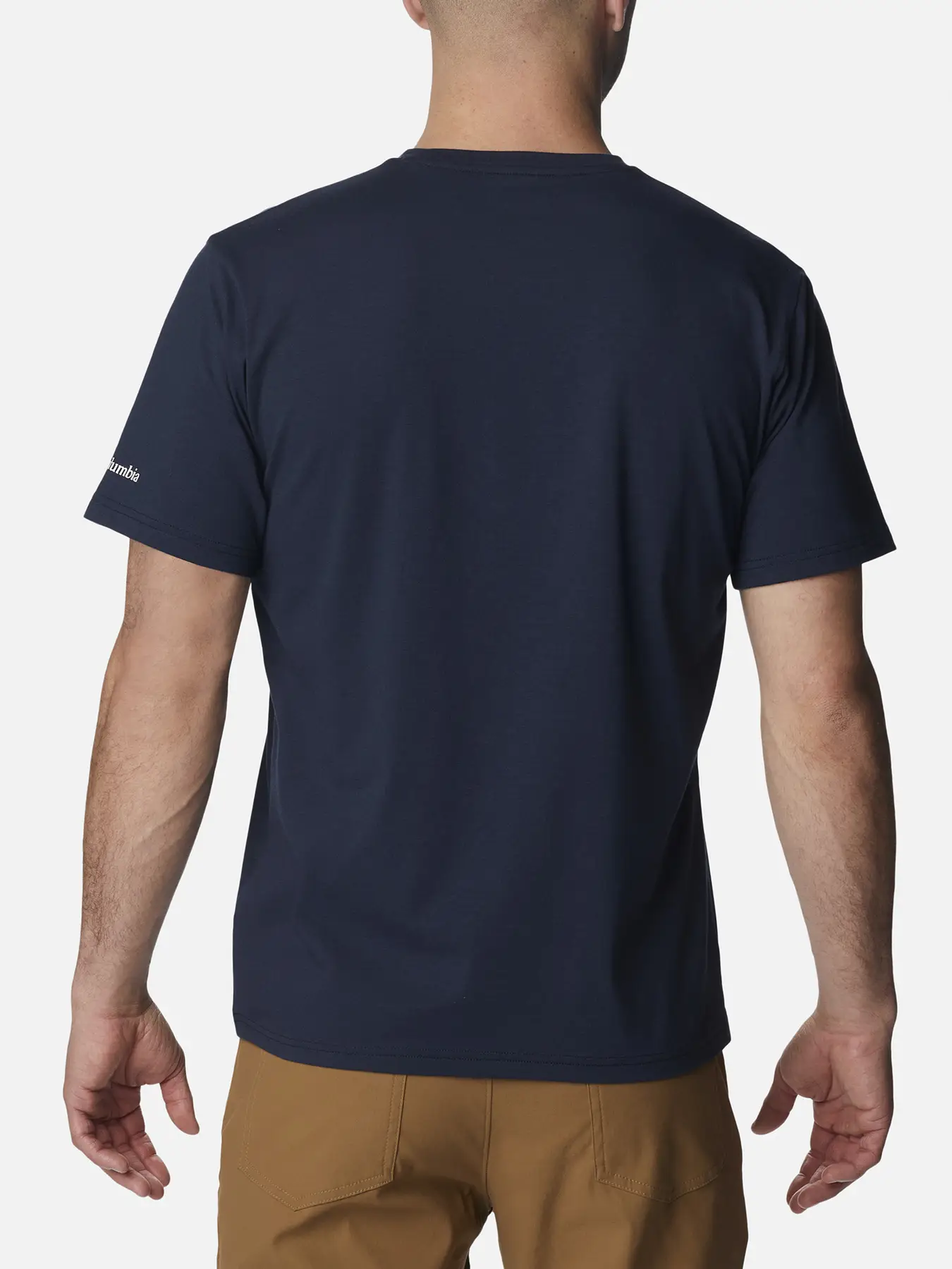 1931171-470 Футболка чоловіча Men's Sun Trek™ Short Sleeve Graphic Tee темно-синій - фото