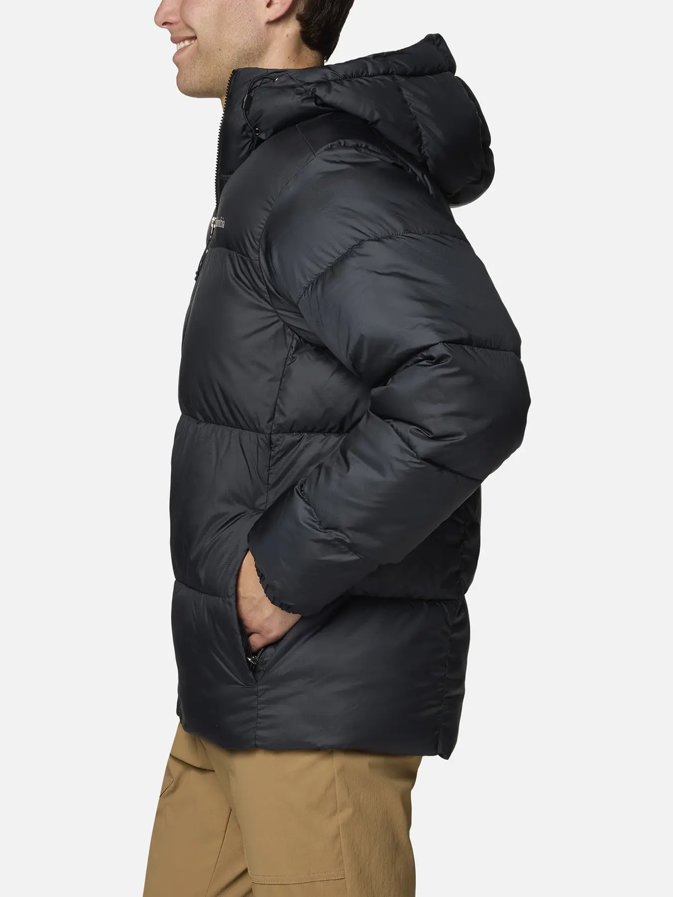 Куртка утеплена штучним пухом чоловіча Columbia Puffect™ II Hooded Jacket (2086851CLB-010) - фото