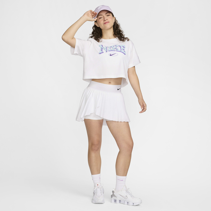 Футболка Nike W Nsw Short-Sleeve Cropped Varsity (FZ2855100) - фото