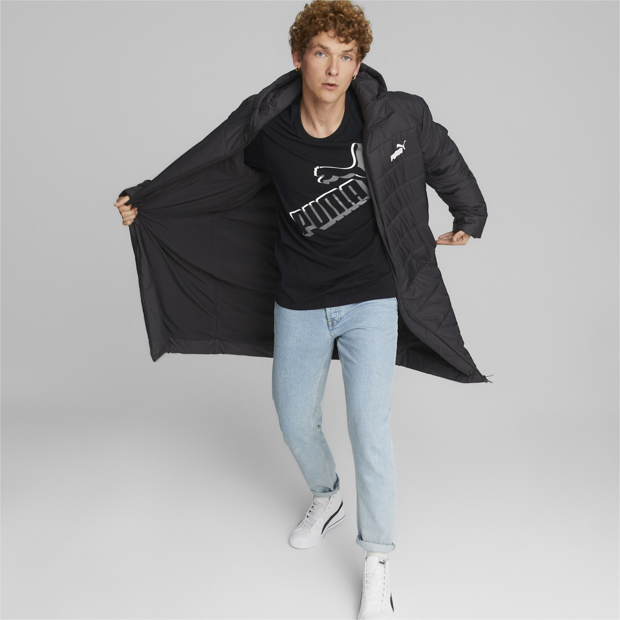 Куртка Puma Ess+ Hooded Padded Coat (67171201) - фото