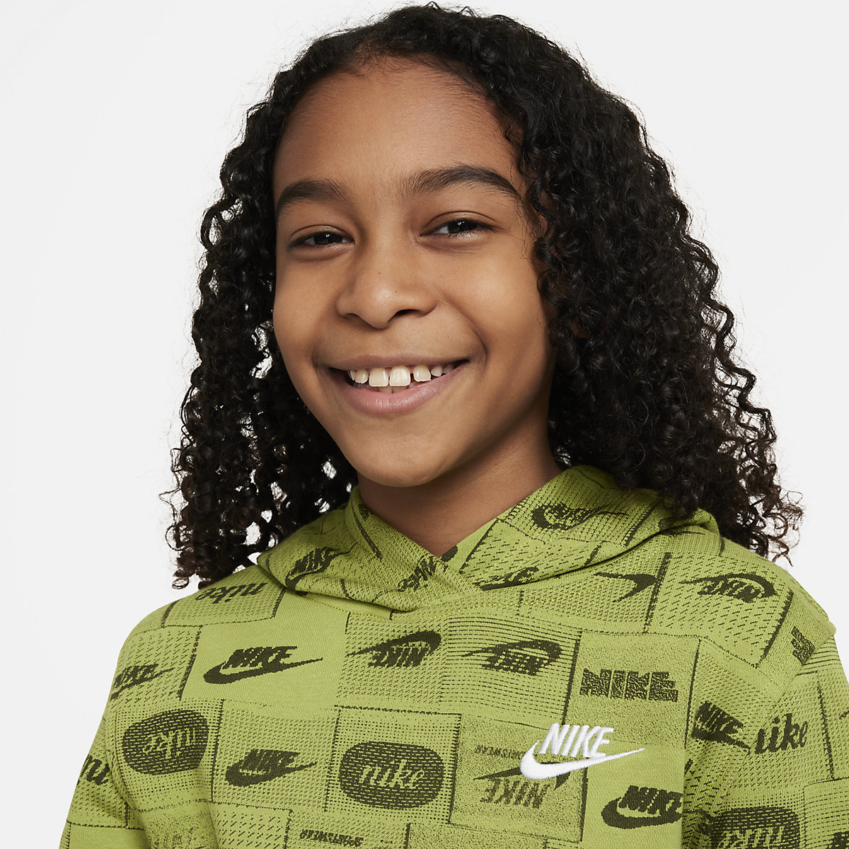 Толстовка K Nsw Club Ft Hdy Aop - фото