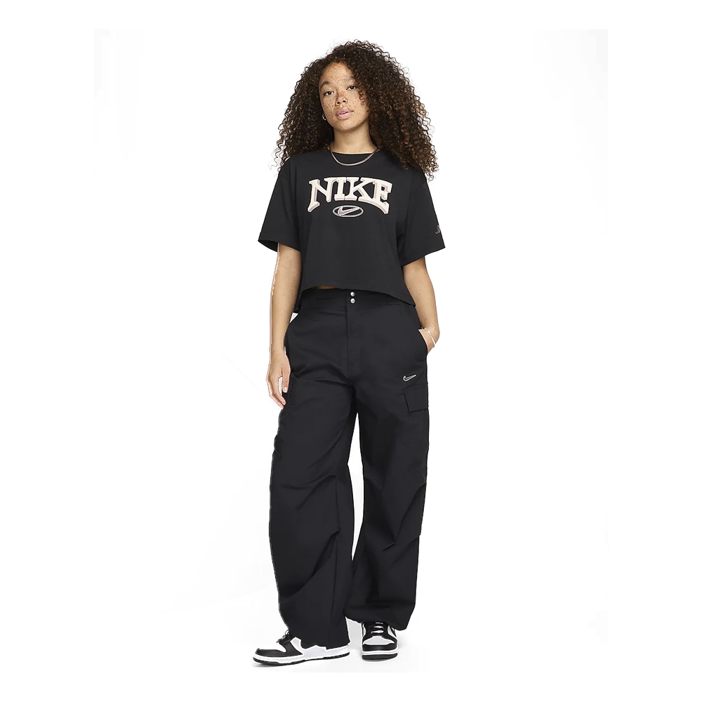 Футболка W Nsw Short-Sleeve Cropped Varsity - фото