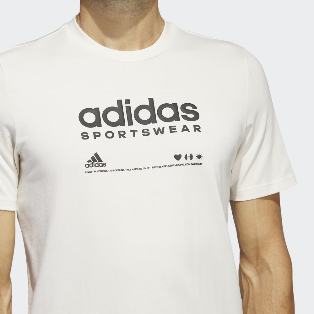 Футболка ADIDAS M Lounge Tee (HR3002) - фото