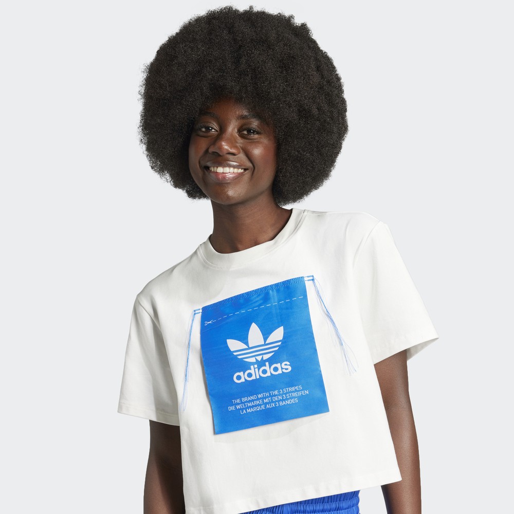Футболка ADIDAS Kseniaschnaider Originals Label Tee (IW5662) - фото