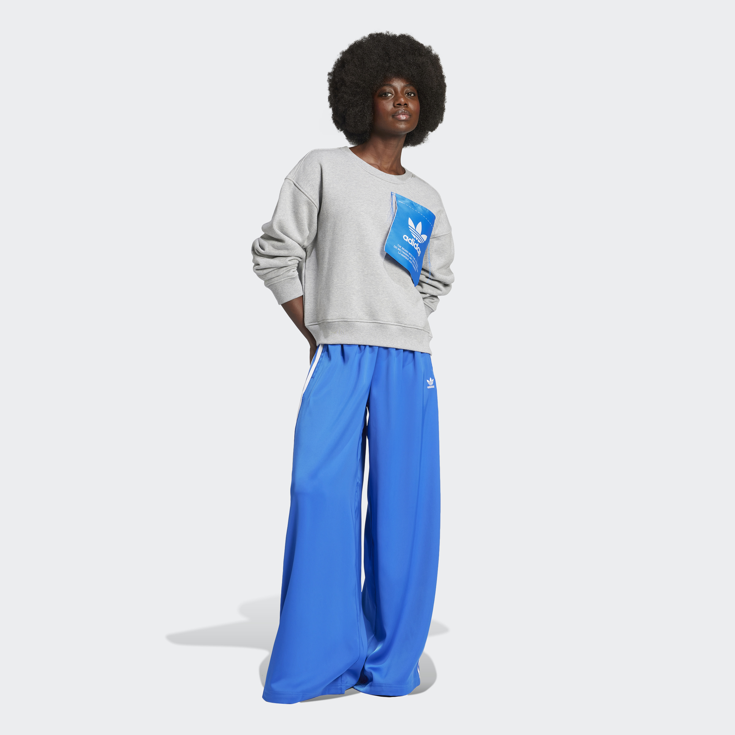 Толстовка ADIDAS Kseniaschnaider Label Sweatshirt (IW5666) - фото