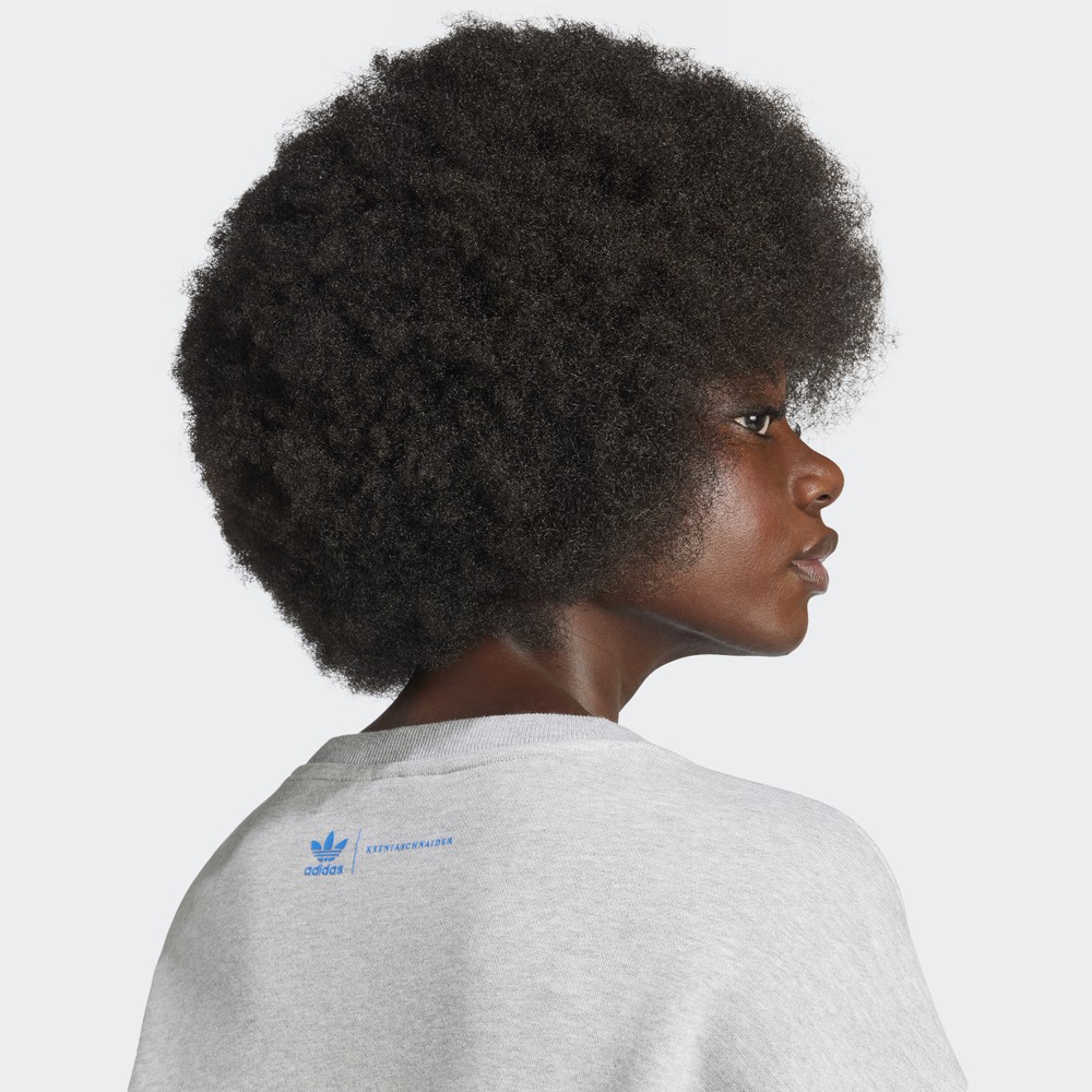 Толстовка ADIDAS Kseniaschnaider Label Sweatshirt (IW5666) - фото