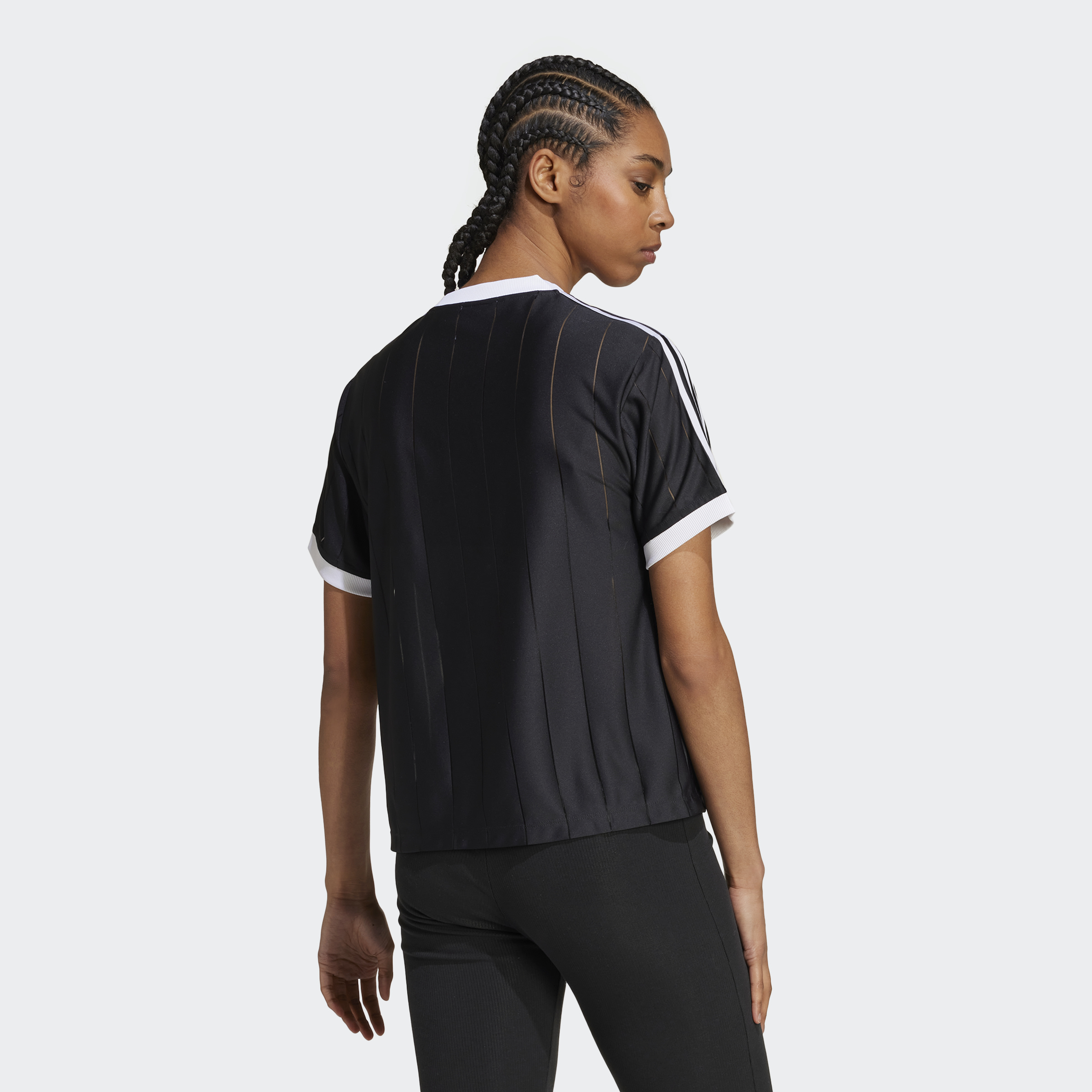 Футболка ADIDAS Adicolor 3-Stripes Pinstripe Tee (IX5505) - фото