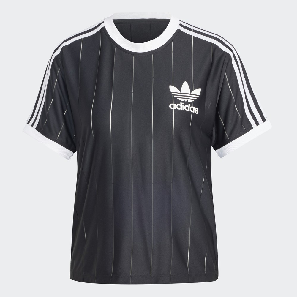 Футболка ADIDAS Adicolor 3-Stripes Pinstripe Tee (IX5505) - фото