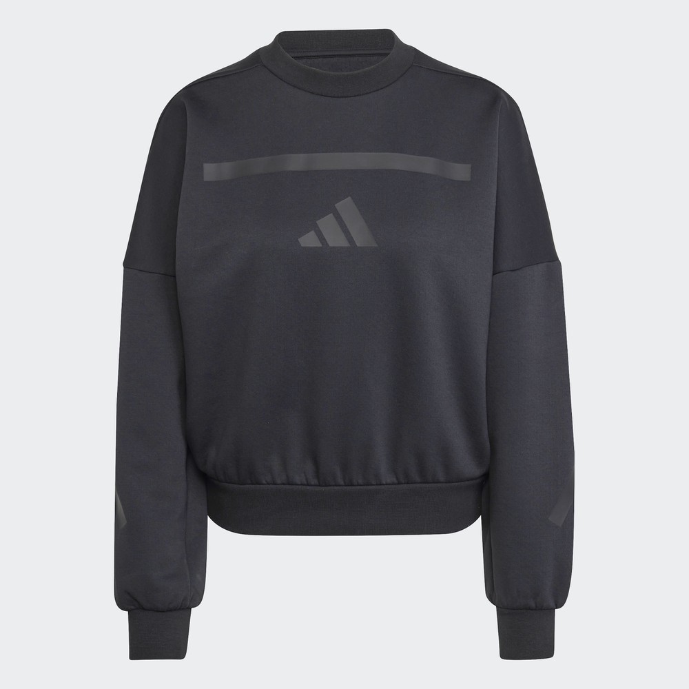 Толстовка ADIDAS W Z.N.E. Crew-Neck Sweatshirt (JE7855) - фото