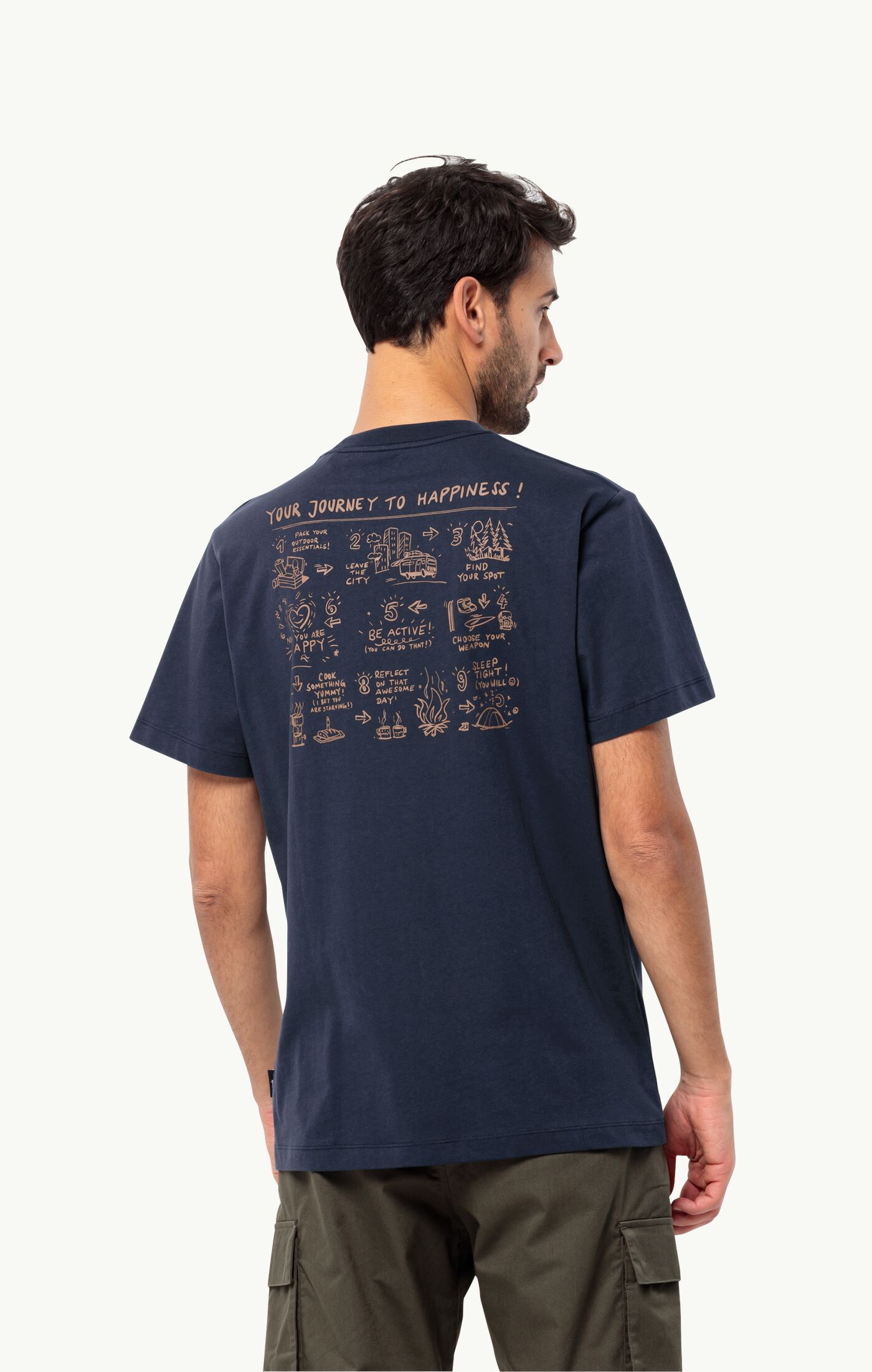 Футболка Jack Wolfskin Journey T M (1809351_1010) - фото