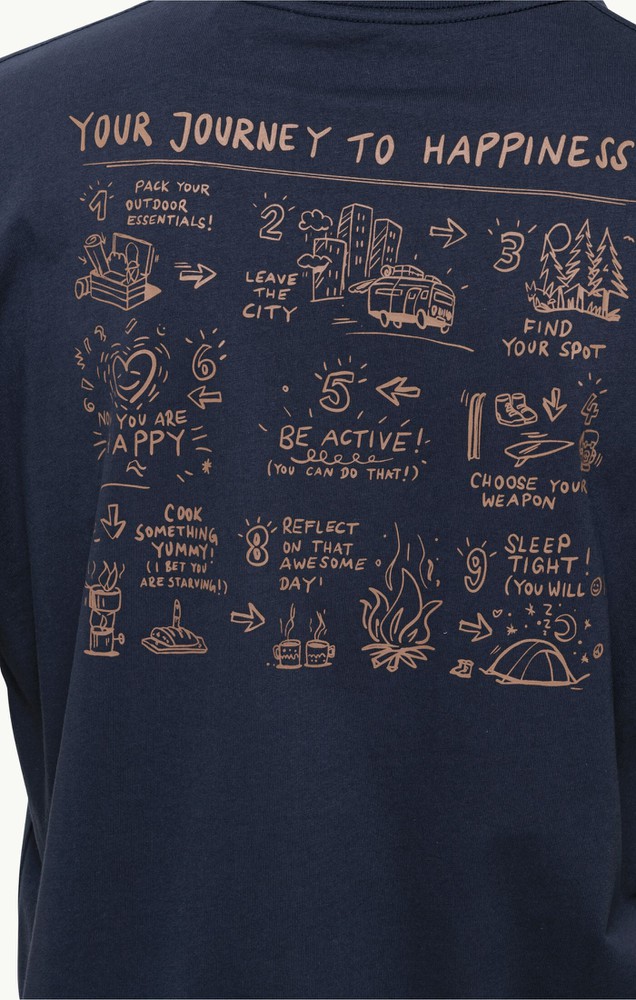 Футболка Jack Wolfskin Journey T M (1809351_1010) - фото