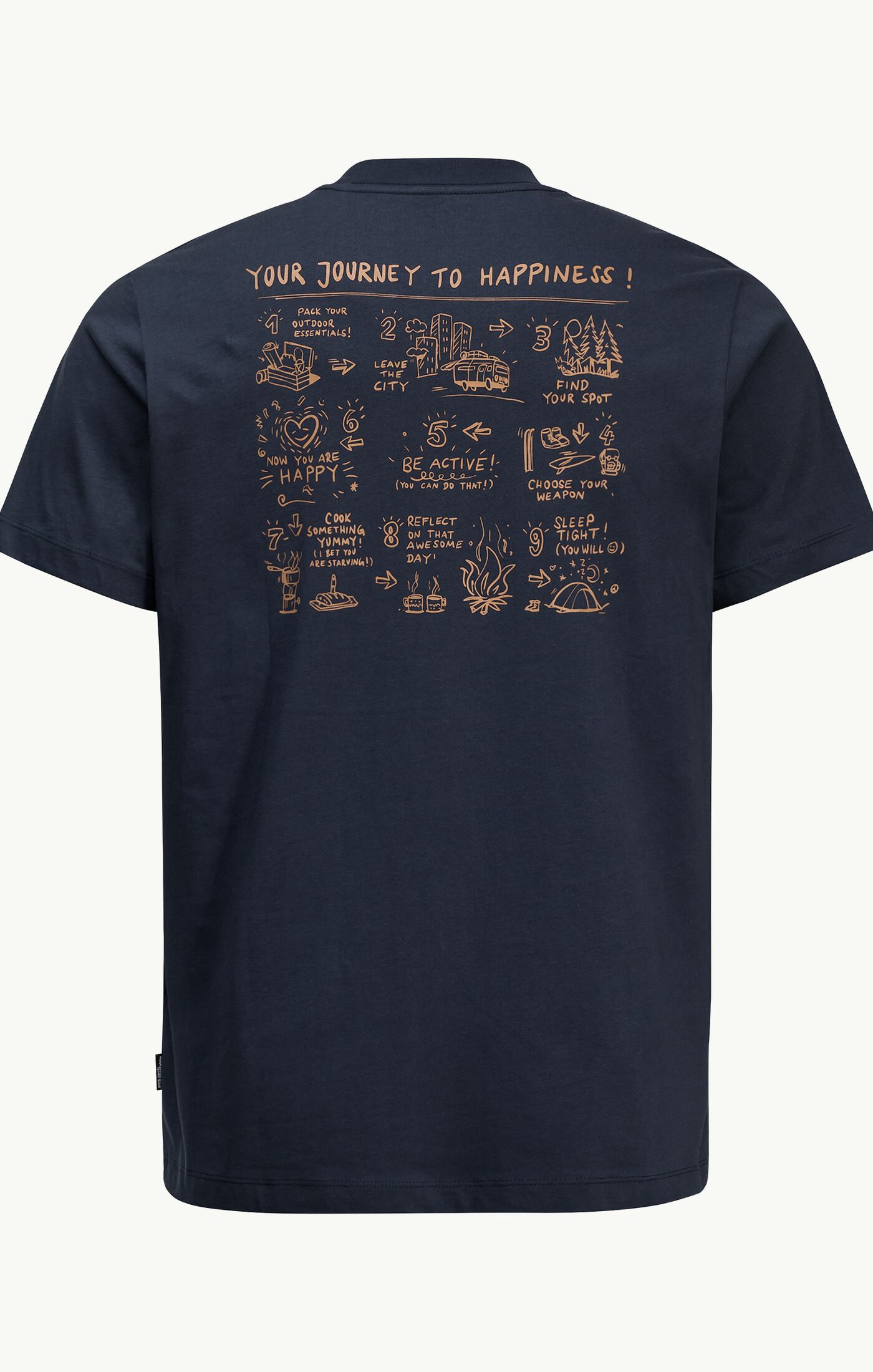 Футболка Jack Wolfskin Journey T M (1809351_1010) - фото