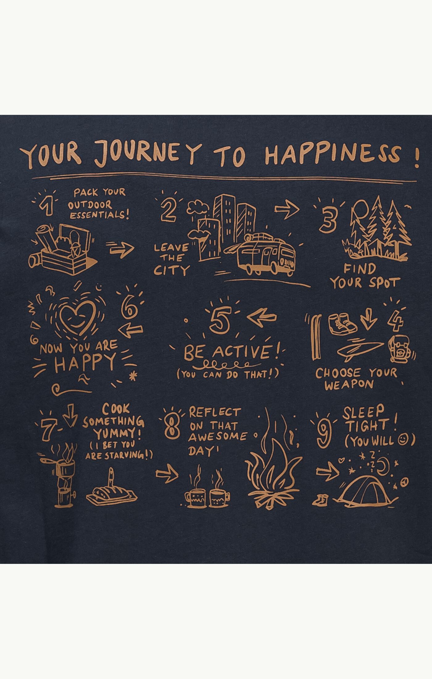 Футболка Jack Wolfskin Journey T M (1809351_1010) - фото