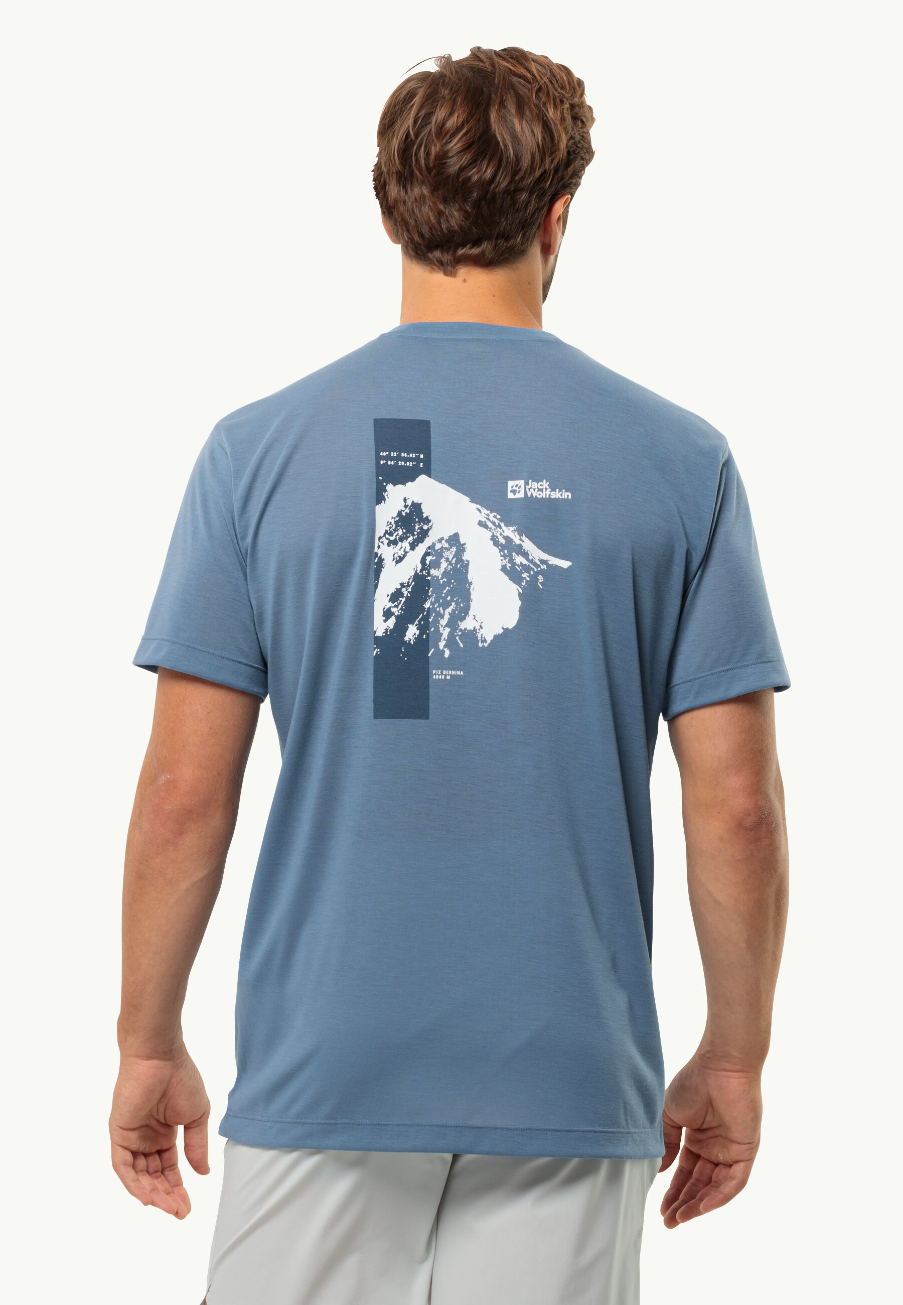 Футболка Jack Wolfskin Vonnan S/S Graphic T M (1809941_1325) - фото