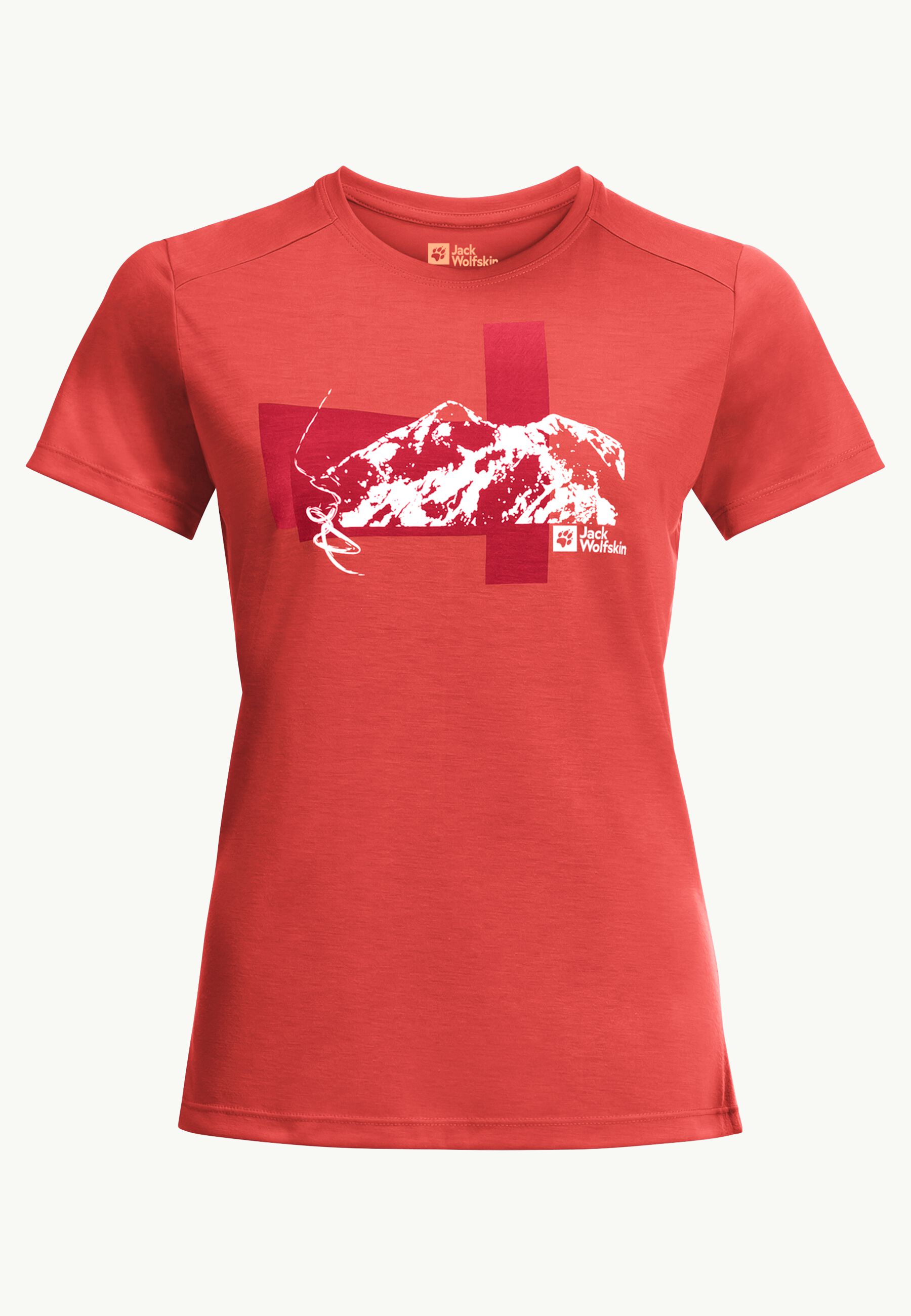 Футболка Jack Wolfskin Vonnan S|S Graphic T W (1810051_2720) - фото