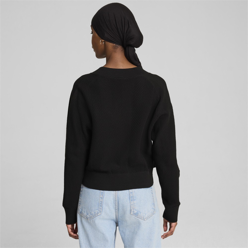 Светр Puma T7 Knitted V-Neck Crew (62747101) - фото