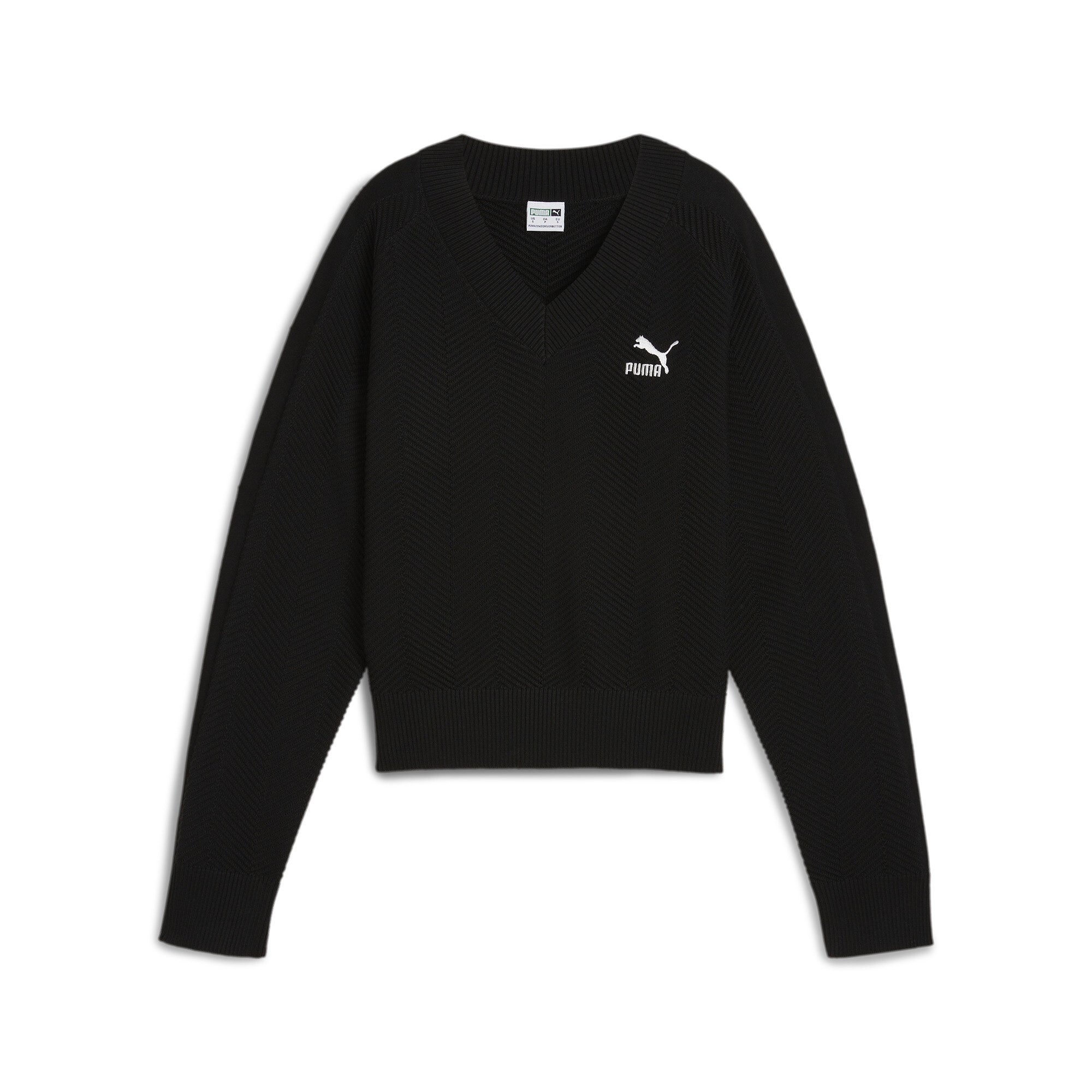 Светр Puma T7 Knitted V-Neck Crew (62747101) - фото