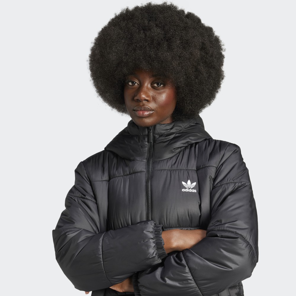 Куртка ADIDAS Adicolor Long Puffer Jacket (IW5858) - фото