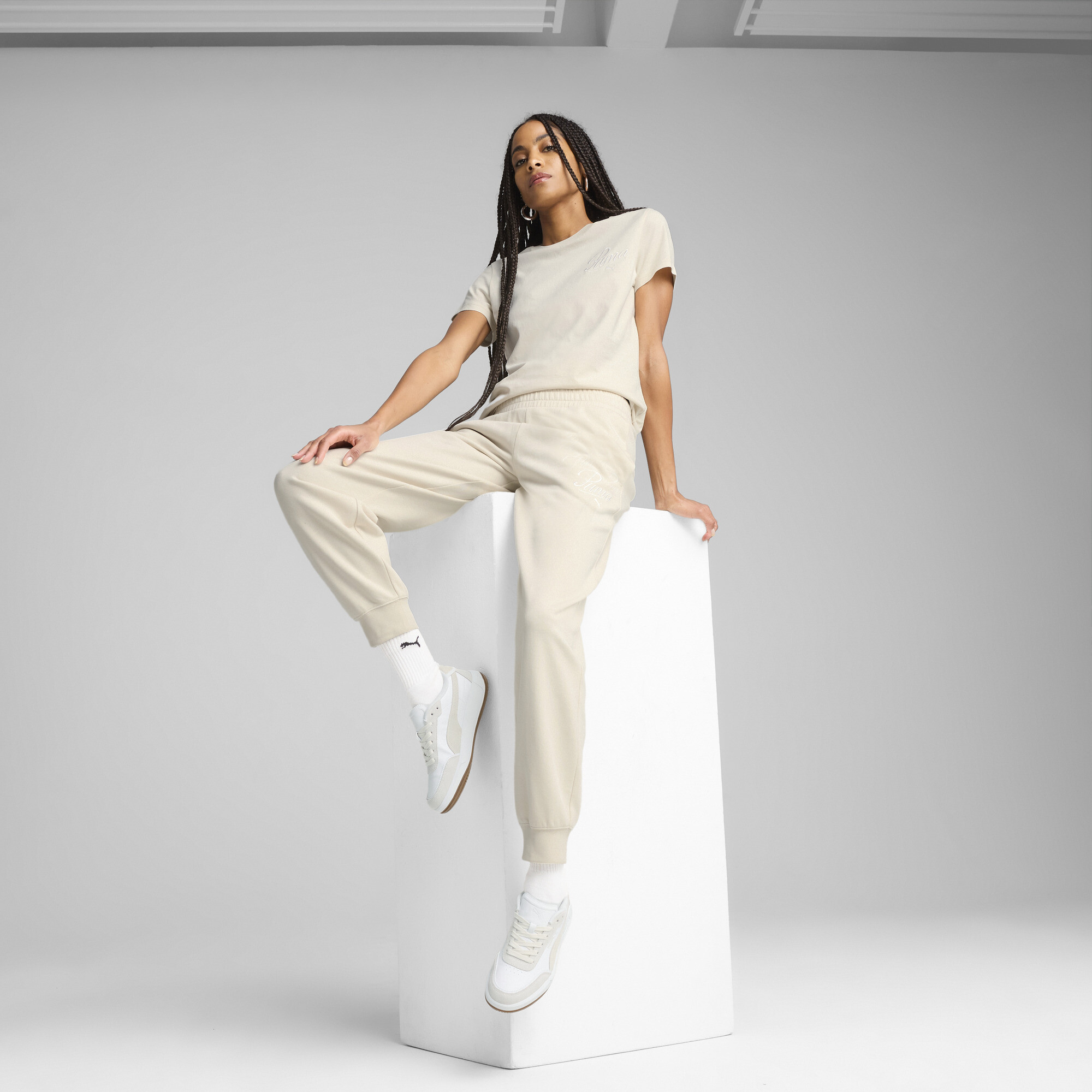 Штани Puma Ess Script Terry (68498587) - фото