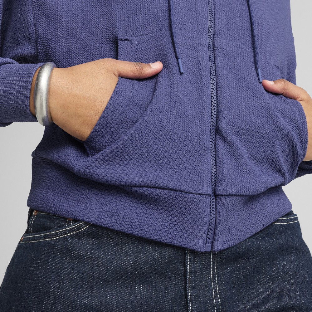 Толстовка Puma Her Crop Full-Zip Hoodie (68505646) - фото