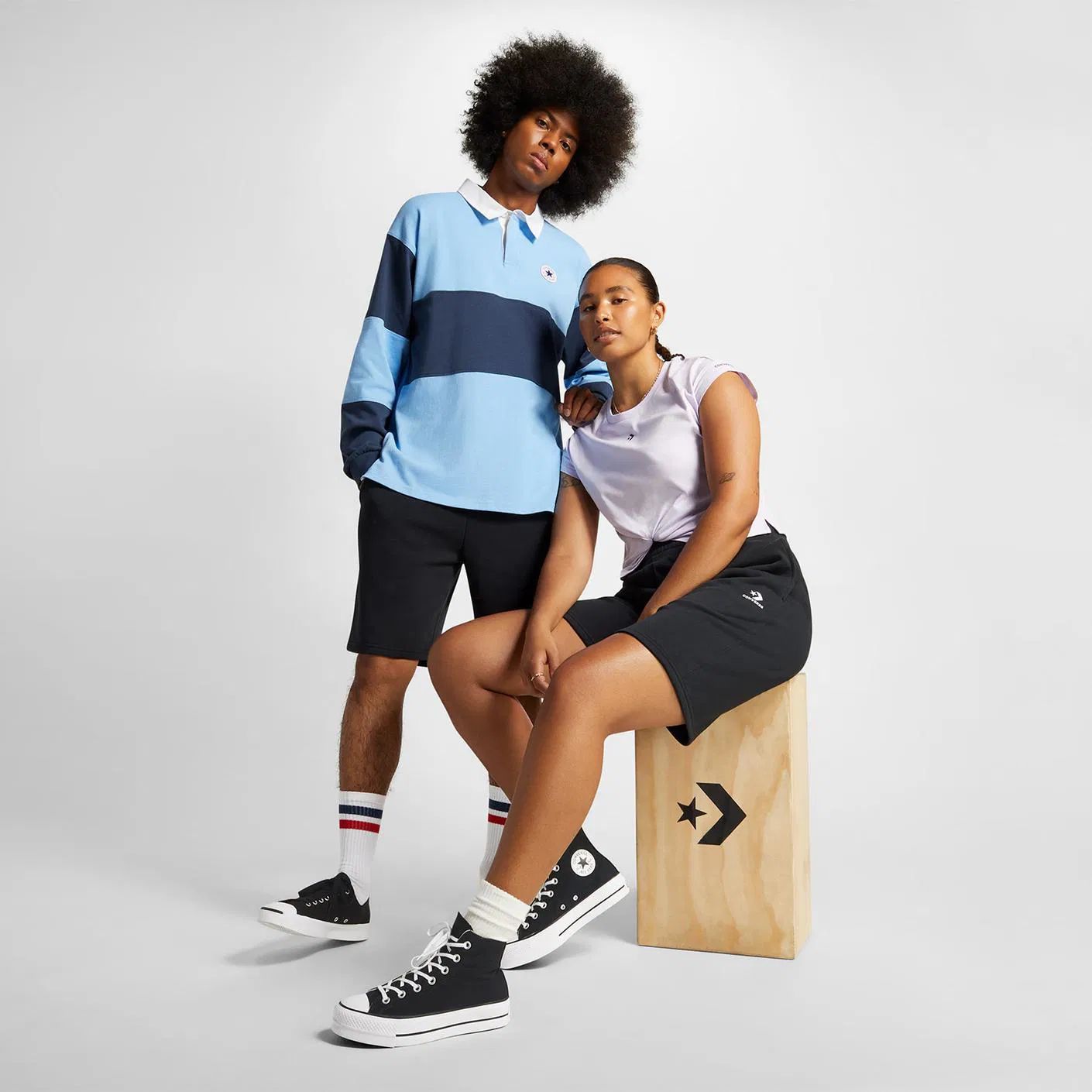 Шорти Converse Go-To Star Chevron Standard-Fit (10023875001) - фото