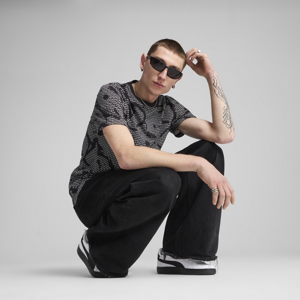 Футболка Puma Ess Logo Lab All-Over Print (68466801) - фото