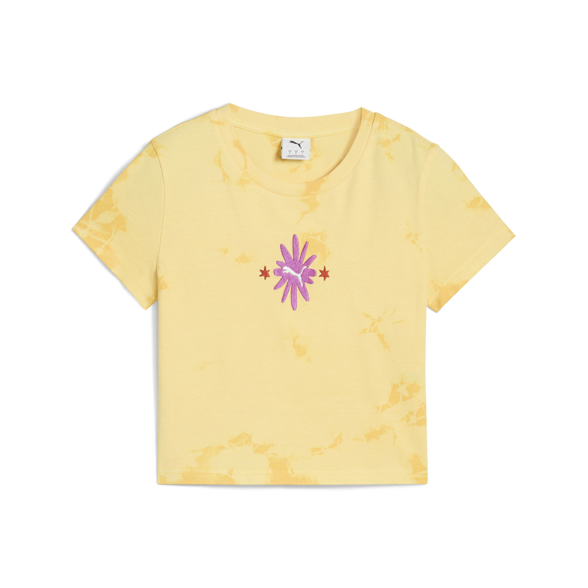 Футболка Puma Wardrobe Ess Floral Pack Washed Graphic Baby Tee (62981455) - фото